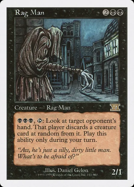 Loqueteux, carte Magic 6ED 151 — extension Classic Sixth Edition