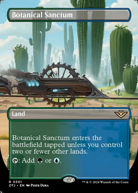 Botanical Sanctum, Magic card OTJ 301 — Outlaws of Thunder Junction set