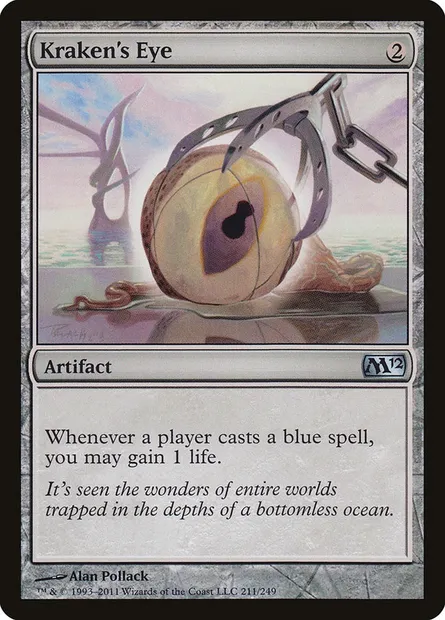 Kraken's Eye, Magic card M12 211 — Magic 2012 set