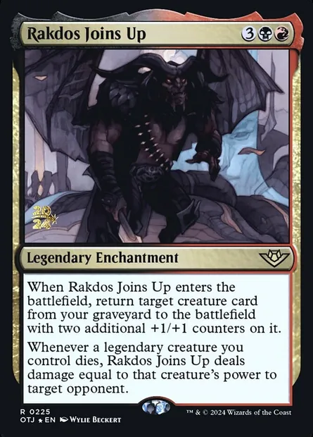 Rakdos Joins Up, Magic card POTJ 225s — Outlaws of Thunder Junction Promos set
