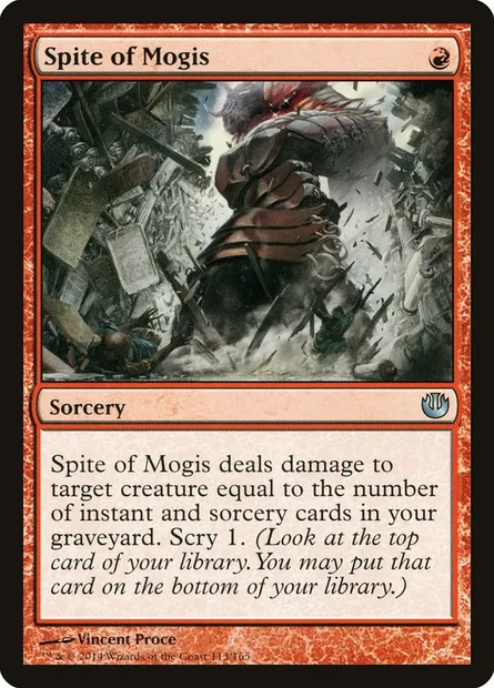 Spite of Mogis, Magic card JOU 113 — Journey into Nyx set