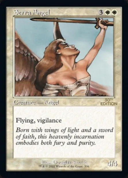 Serra Angel, Magic card 30A 336 — 30th Anniversary Edition set