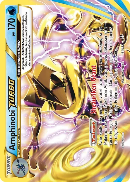 Amphinobi TURBO, carte Pokémon BKP 41 — extension Rupture Turbo