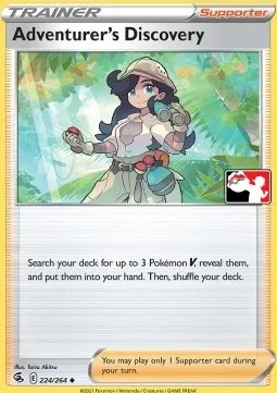 Adventurer's Discovery, Pokémon card PPS 224 — Play! Pokémon Prize Pack Series set
