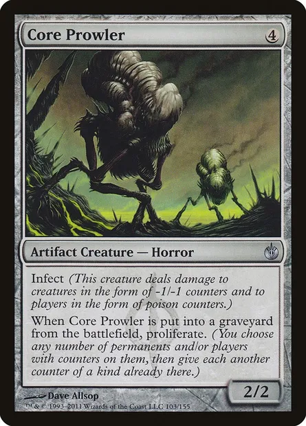 Core Prowler, Magic card MBS 103 — Mirrodin Besieged set