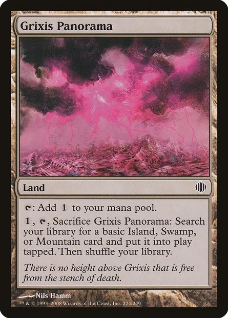 Grixis Panorama, Magic card ALA 224 — Shards of Alara set