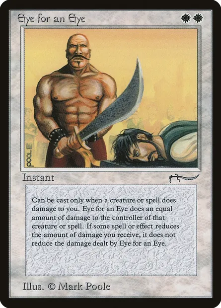 Eye for an Eye, Magic card ARN 4 — Arabian Nights set