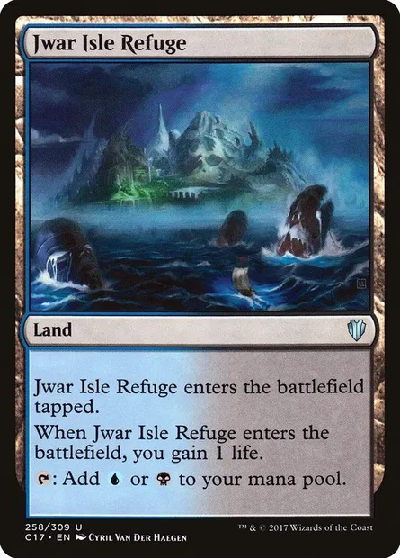 Jwar Isle Refuge, Magic card C17 258 — Commander 2017 set