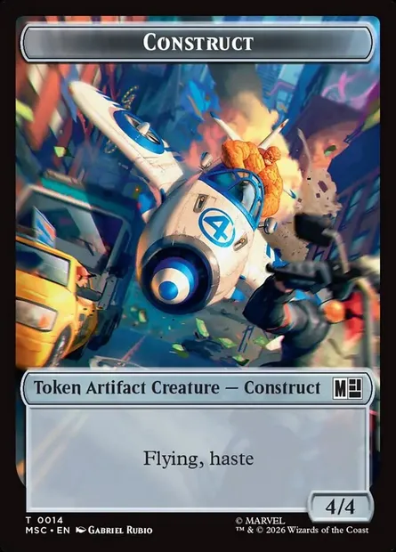 Construct, Magic card TMSC 14 — Marvel Super Heroes Commander Tokens set