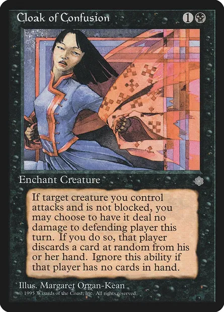 Cloak of Confusion, Magic card ICE 117 — Ice Age set