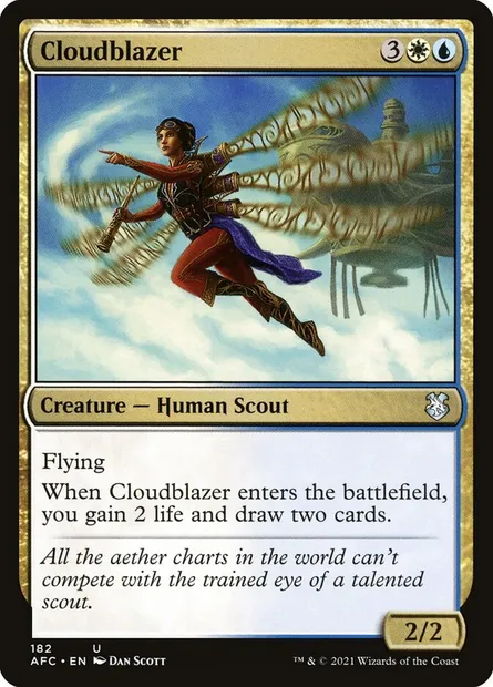 Cloudblazer, Magic card AFC 182 — Forgotten Realms Commander set