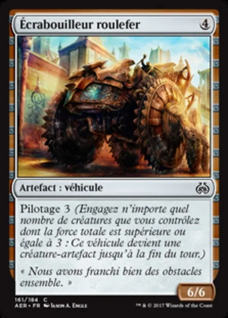 Écrabouilleur roulefer, carte Magic AER 161 — extension La révolte éthérique