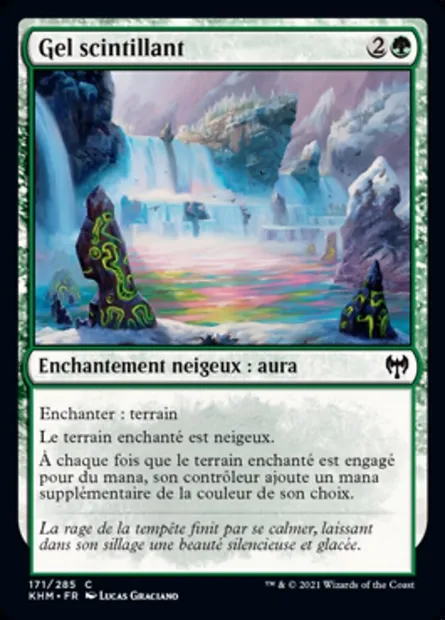 Gel scintillant, carte Magic KHM 171 — extension Kaldheim