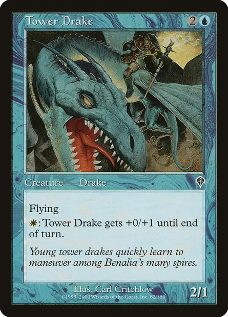 Tower Drake, Magic card INV 82 — Invasion set