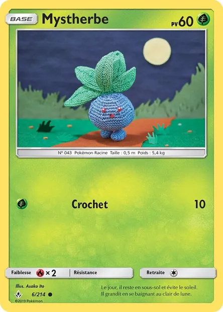 Mystherbe, carte Pokémon UNB 6 — extension Alliance Infaillible
