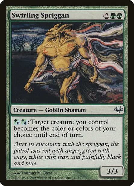 Swirling Spriggan, Magic card EVE 76 — Eventide set