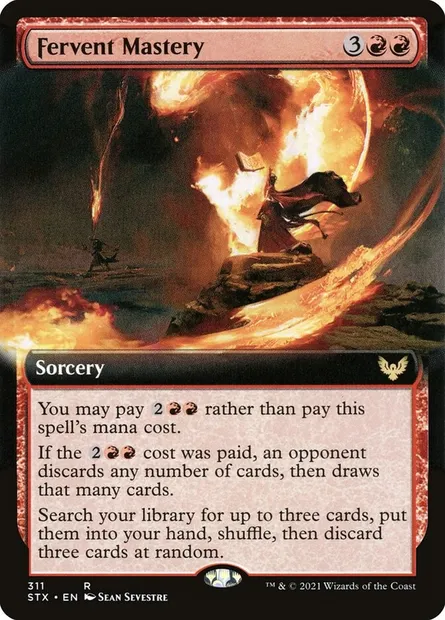 Fervent Mastery, Magic card STX 311 — Strixhaven: School of Mages set
