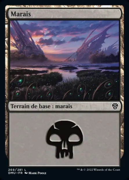 Marais, carte Magic DMU 269 — extension Dominaria Uni