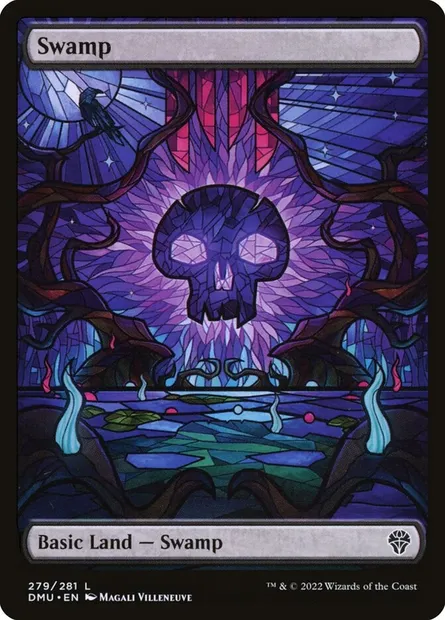 Swamp, Magic card DMU 279 — Dominaria United set