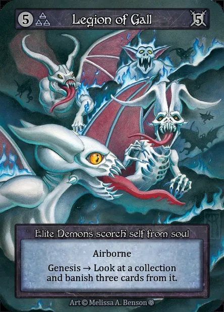 Legion of Gall, carte Sorcery GOT 109 — extension Gothic