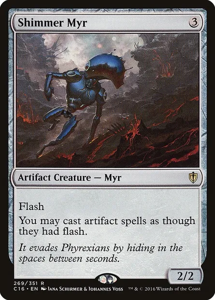 Shimmer Myr, Magic card C16 269 — Commander 2016 set