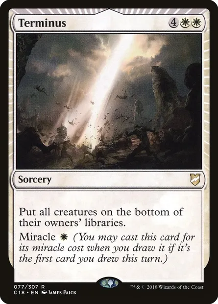 Terminus, Magic card C18 77 — Commander 2018 set