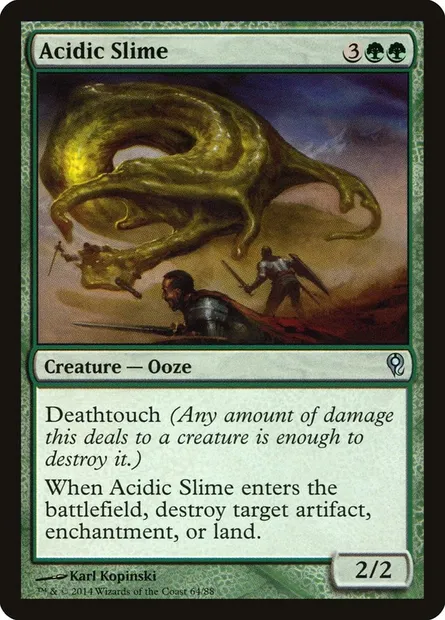 Acidic Slime, Magic card DDM 64 — Duel Decks: Jace vs. Vraska set