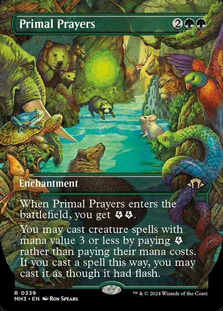 Primal Prayers, Magic card MH3 339 — Modern Horizons 3 set