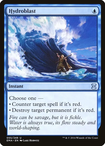 Hydroblast, Magic card EMA 55 — Eternal Masters set