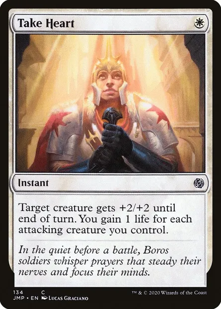 Take Heart, Magic card JMP 134 — Jumpstart set