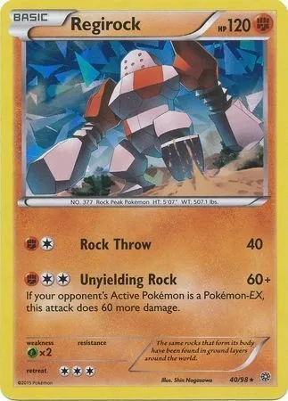 Regirock, carte Pokémon TDX 040 — extension Theme Deck & Blisters Exclusives