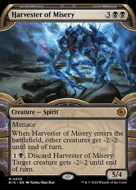 Harvester of Misery, Magic card BIG 39 — The Big Score set