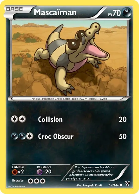 Mascaïman, carte Pokémon XY 69 — extension XY