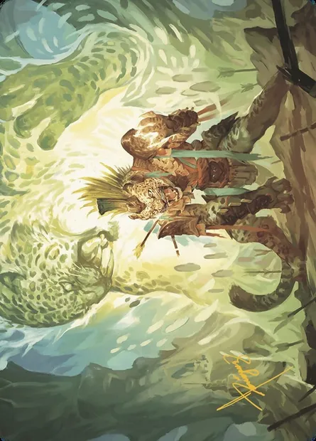 Might of the Ancestors // Might of the Ancestors, carte Magic ALCI 2 — extension The Lost Caverns of Ixalan Art Series