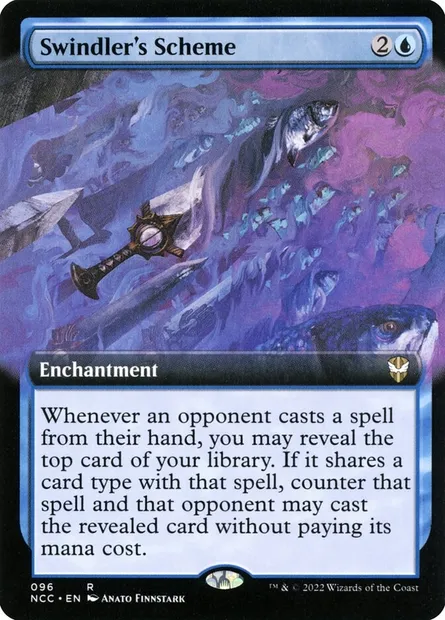 Swindler's Scheme, Magic card NCC 96 — New Capenna Commander set