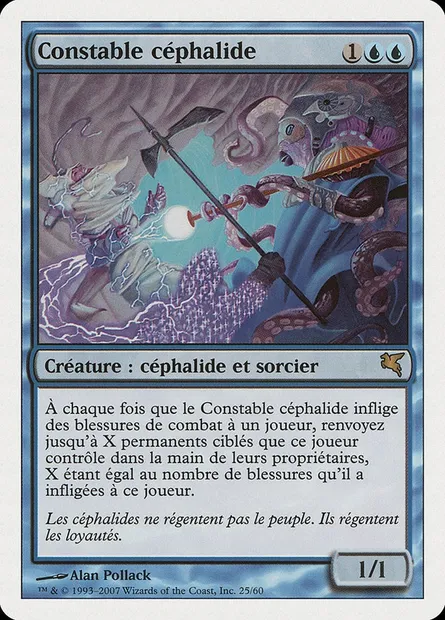 Constable céphalide, carte Magic PSAL E25 — extension Salvat 2005