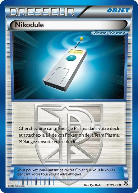 Nikodule, carte Pokémon PLS 119 — extension Tempète Plasma