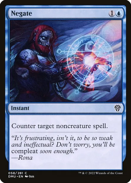 Negate, Magic card DMU 58 — Dominaria United set
