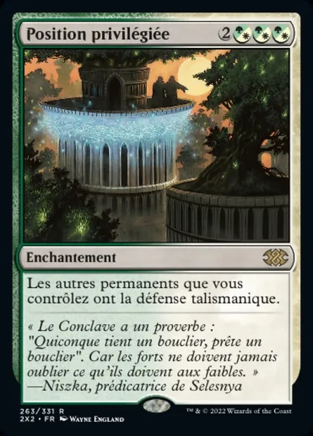 Position privilégiée, carte Magic 2X2 263 — extension Double Masters 2022