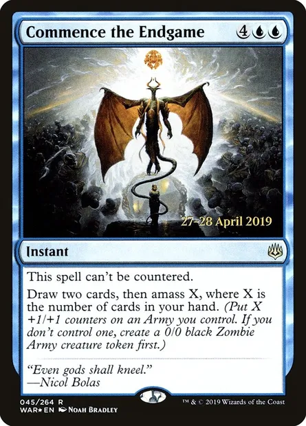 Commence the Endgame, Magic card PWAR 45s — War of the Spark Promos set