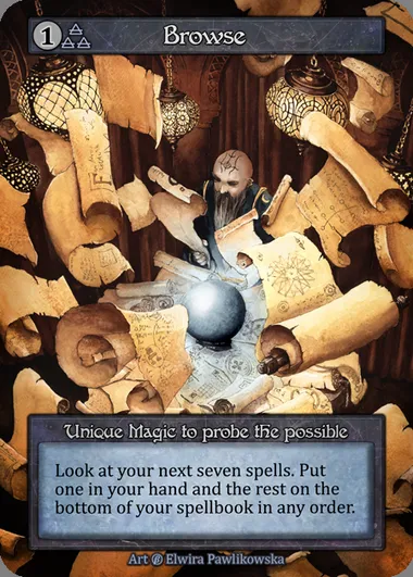 Browse, carte Sorcery BET 197 — extension Beta