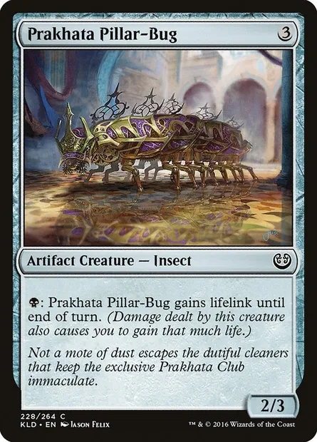Prakhata Pillar-Bug, Magic card KLD 228 — Kaladesh set
