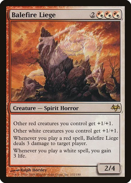 Balefire Liege, Magic card EVE 132 — Eventide set