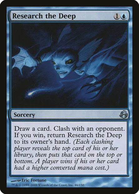 Research the Deep, Magic card MOR 46 — Morningtide set