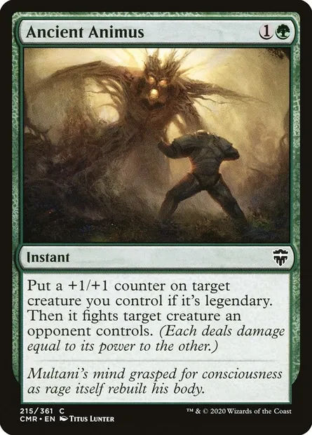 Ancient Animus, Magic card CMR 215 — Commander Legends set