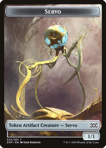 Servo, carte Magic T2XM 25 — extension Double Masters Tokens