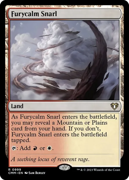 Furycalm Snarl, Magic card CMM 999 — Commander Masters set