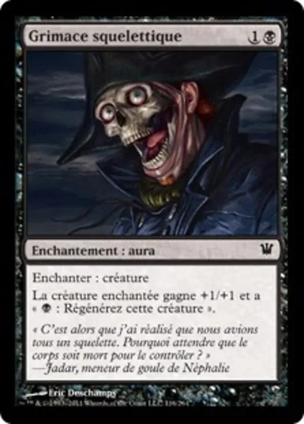Grimace squelettique, carte Magic ISD 116 — extension Innistrad