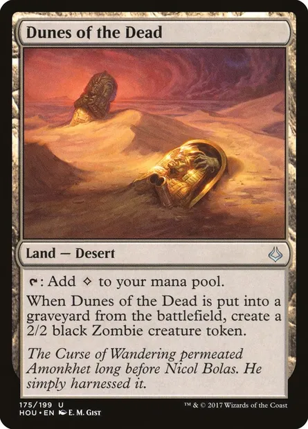 Dunes of the Dead, Magic card HOU 175 — Hour of Devastation set
