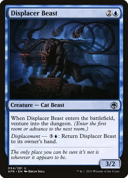 Displacer Beast, Magic card AFR 54 — Adventures in the Forgotten Realms set